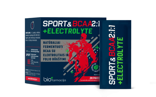 SPORT&BCAA 2:1:1+ELEKTROLÜÜDID PULBER N28