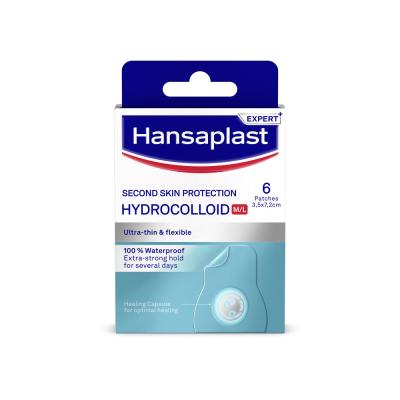 HANSAPLAST SECOND SKIN PROTECTION HÜDROKOLLOIDPLAASTER N6