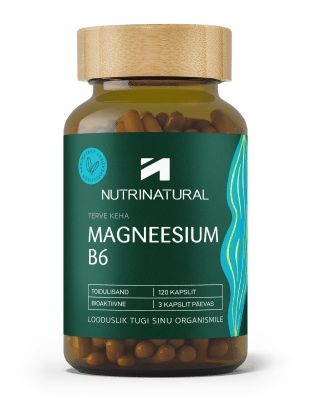 NUTRINATURAL MAGNEESIUM B6 KAPSLID N120