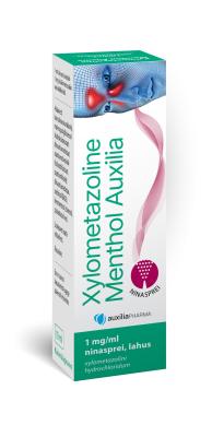 XYLOMETAZOLINE MENTHOL AUXILIA NINASPREI LAHUS 1MG/1ML 10ML N1