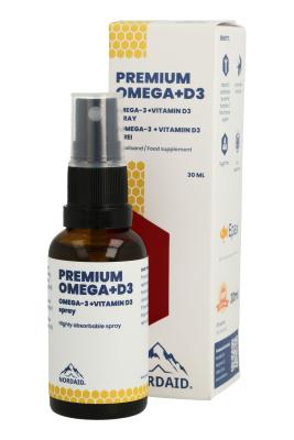 NORDAID PREMIUM OMEGA-3+D3 SUUKAUDNE SPREI 30ML