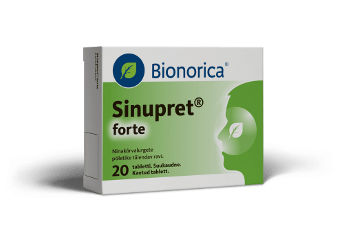 SINUPRET FORTE KAETUD TBL 12MG+36MG+36MG+36MG+36MG N20