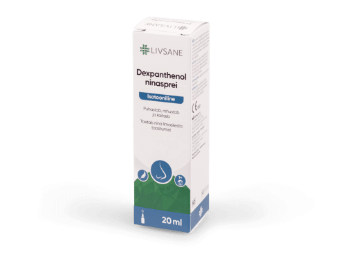 LIVSANE NINASPREI ISOTOONILINE DEKSPANTENOOLIGA 20ML