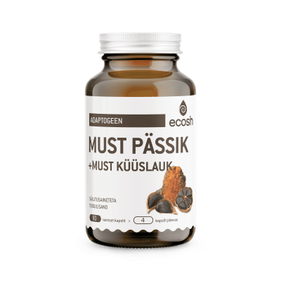 ECOSH MUST PÄSSIK+MUST KÜÜSLAUK KAPSLID N90