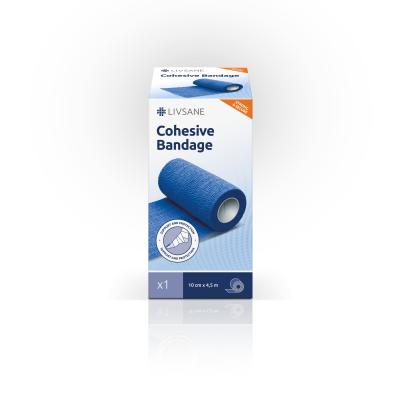 LIVSANE ELASTIKSIDE 10CMX4,5M SININE