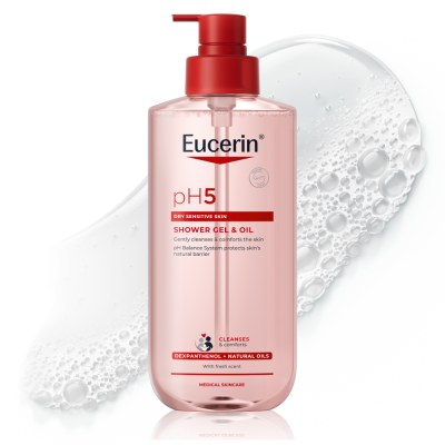 EUCERIN PH5 DUŠIGEEL-ÕLI KUIVALE JA TUNDLIKULE NAHALE 400ML