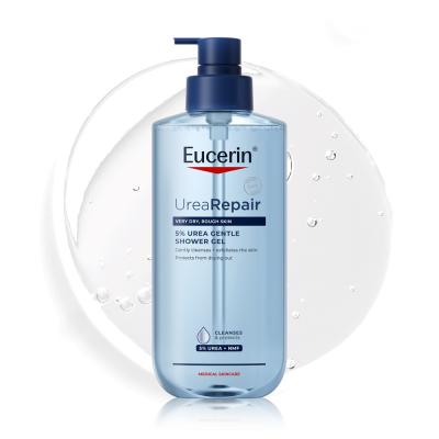 EUCERIN 5% UREA REPAIR ÕRN DUŠIGEEL KUIVALE NAHALE 400ML