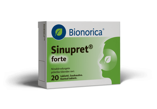 SINUPRET FORTE KAETUD TBL 12MG+36MG+36MG+36MG+36MG N20