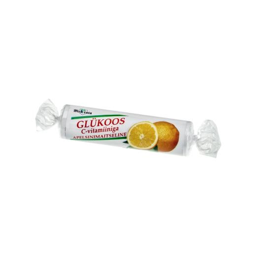 GLÜKOOS+VITAMIIN C TROPSID 30MG APELSIN N10