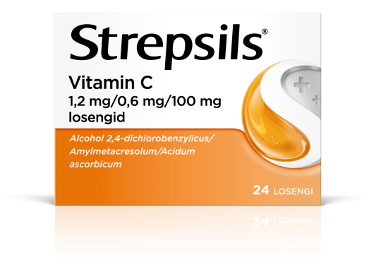 STREPSILS VITAMIIN C LOSENG 0.6MG+1.2MG+100MG N24