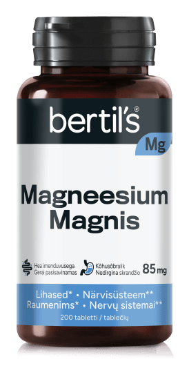 BERTILS MAGNEESIUM MAGNIS TBL 85MG N200