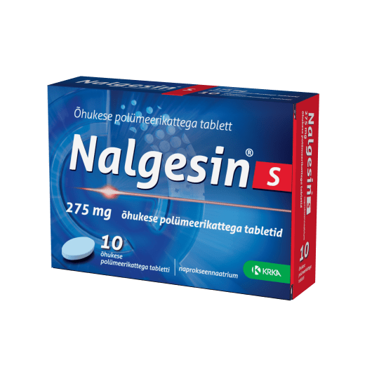 NALGESIN S ÕHUKESE POLÜMEERIKATTEGA TBL 275MG N10