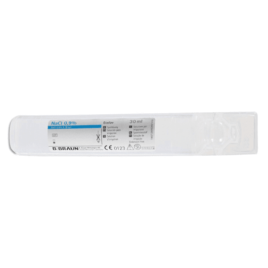 NATRII CHLORIDUM 0,9% B.BRAUN LOPUTUSLAHUS ECOLAV 30ML