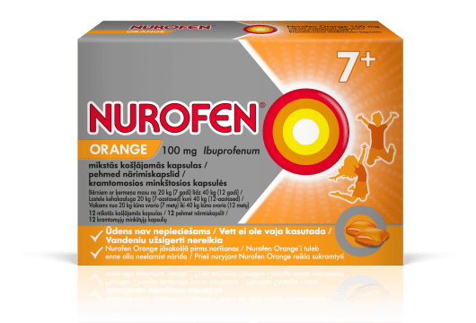 NUROFEN ORANGE PEHME NÄRIMISKAPSEL 100MG N12