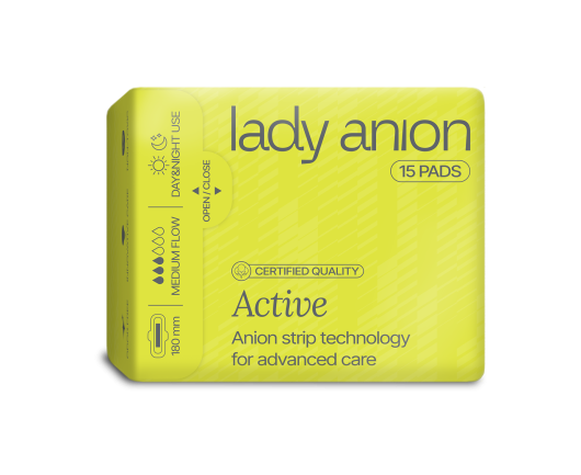 LADY ANION ACTIVE HÜGIEENILINE SIDE 180MM N15