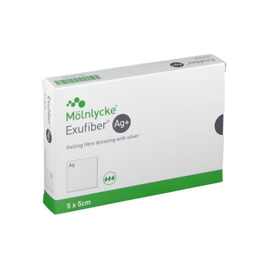 EXUFIBER AG+ HAAVASIDE 5X5CM GEELISTUV N10