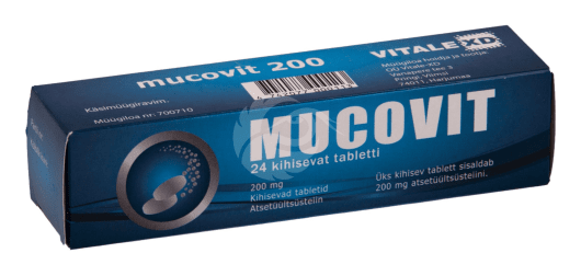 MUCOVIT KIHISEV TBL. 200MG N24