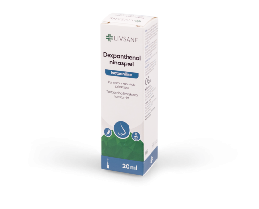 LIVSANE NINASPREI ISOTOONILINE DEKSPANTENOOLIGA 20ML