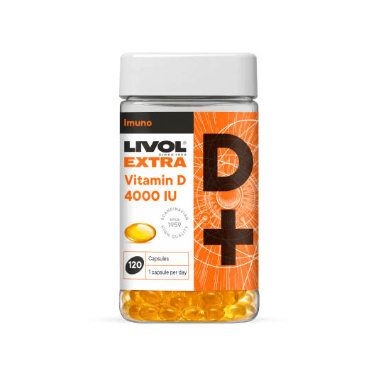 LIVOL EXTRA VITAMIIN D 4000 IU N120