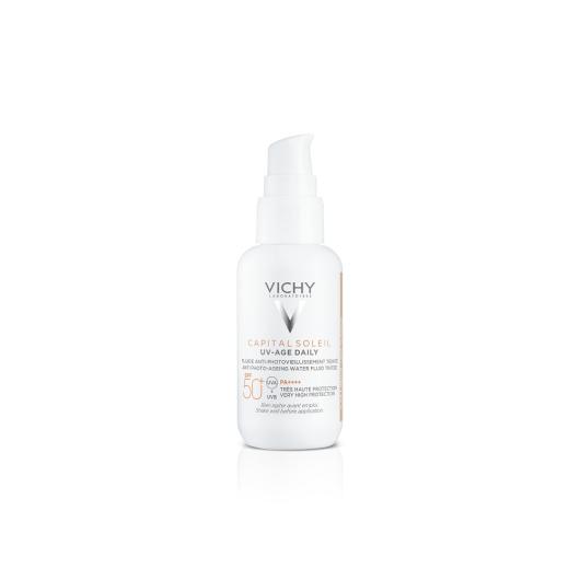 VICHY CS PÄIKESEKAITSEEMULSIOON  SPF50 NÄOLE TOONIV UVA 40ML