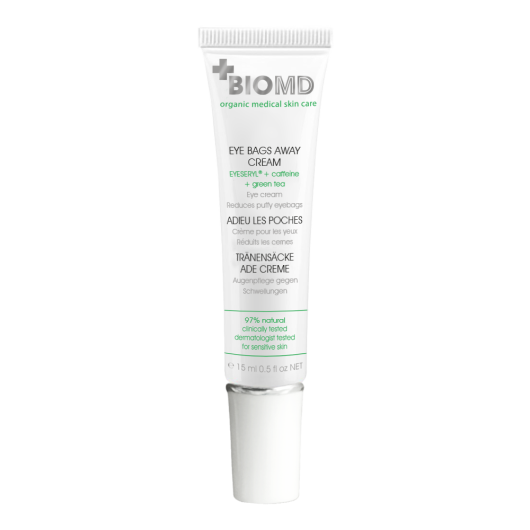 BIOMD EYE BAGS AWAY KREEM SILMAALUSTE TURSETE VASTU 15ML