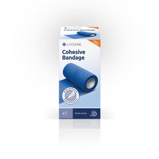 LIVSANE ELASTIKSIDE 10CMX4,5M SININE