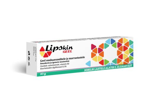 LIPSKIN GEEL SUUÕÕNE HAAVANDITELE 10G