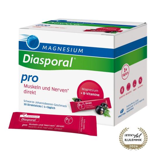 MAGNESIUM DIASPORAL PRO LIHASTELE JA NÄRVIDELE DIREKT PLV N30