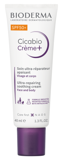 BIODERMA CICABIO CREME+ KREEM RAHUSTAV/TAASTAV SPF50+ 40ML