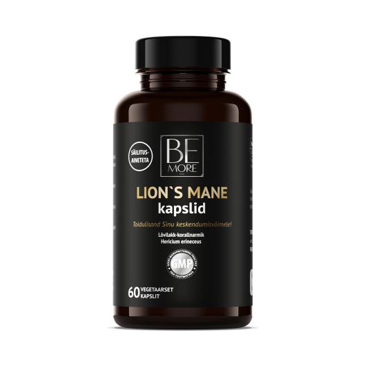 BE MORE LION'S MANE SEENEEKSTRAKT KAPSLID N60