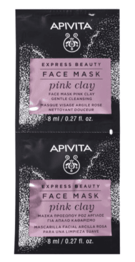 APIVITA EXPRESS NÄOMASK ROOSA SAVIGA ÕRNATOIMELINE 8+8ML N1