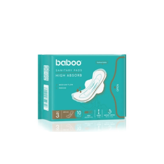 BABOO HÜGIEENILINE SIDE REGULAR FLOW ÜLIÕHUKE KÕRGE IMAVUSEGA N10
