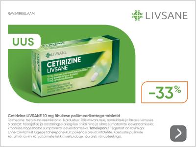 Livsane Cetirizine  33%