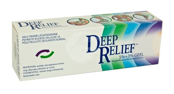 DEEP RELIEF GEEL 50MG+30MG 1G 50G N1