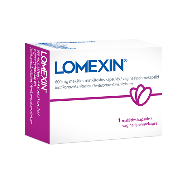 LOMEXIN 600MG VAGINAALPEHMEKAPSEL N1