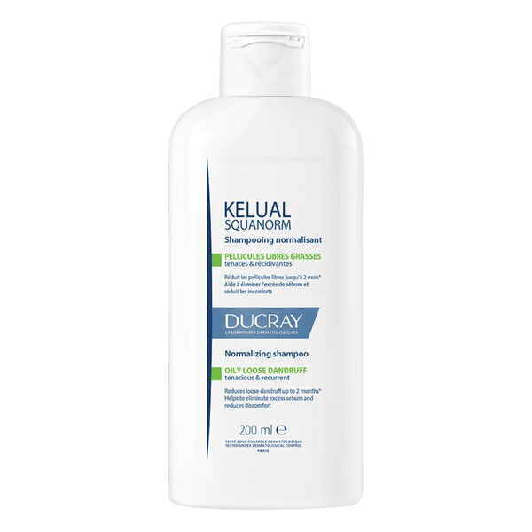 DUCRAY KELUAL SQUANORM SHAMPOON RASUSELE PEANAHALE 200ML