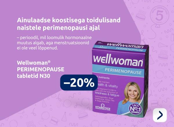 Wellwoman perimenopause -20%