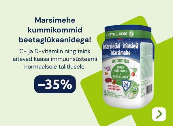 Marsimehe kummikommid -35%