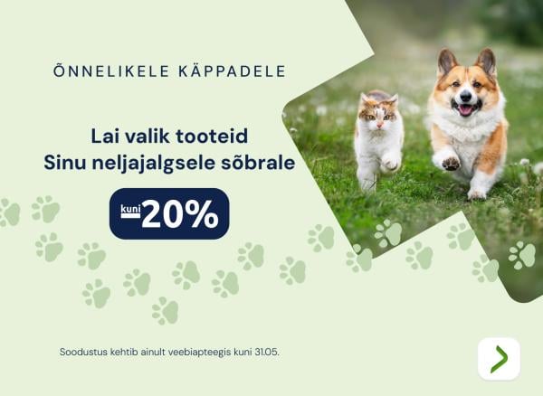 Lemmiklooma  tooted kuni -20%