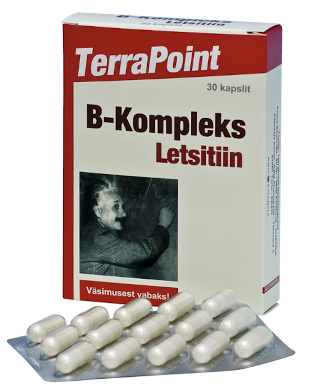 TERRAPOINT B-KOMPLEKS LETSITIIN KAPSLID N30