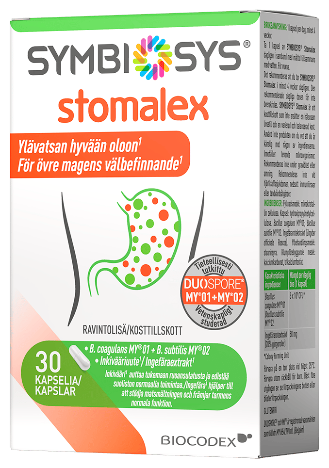 SYMBIOSYS STOMALEX KAPSLID N30