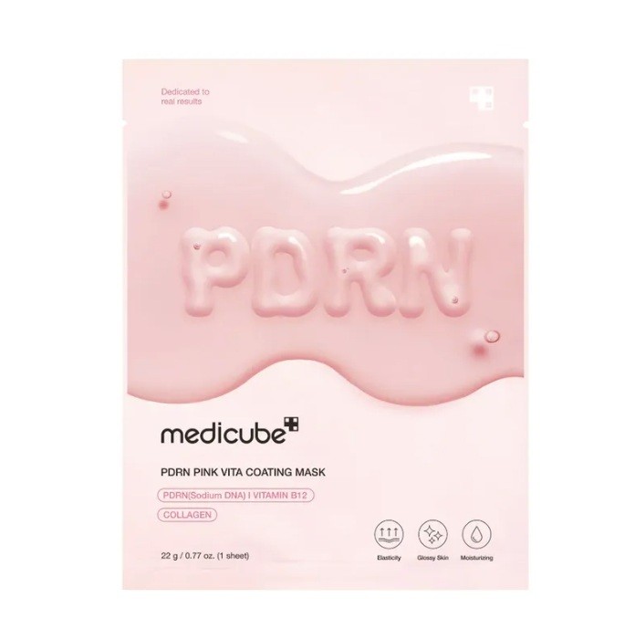 MEDICUBE PDRN PINK VITA COATING NÄOMASK N1