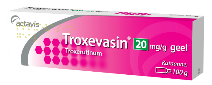 TROXEVASIN GEEL 20MG 1G 100G N1