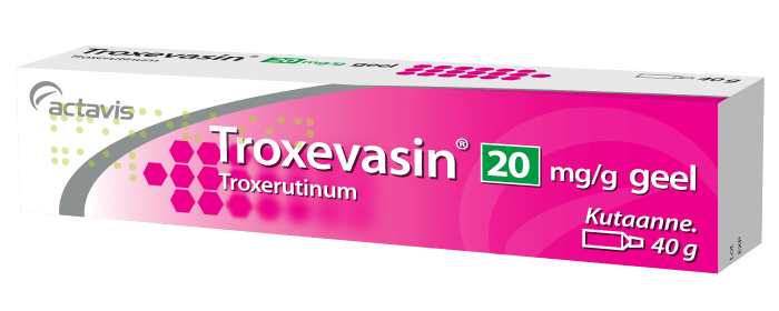 TROXEVASIN GEEL 20MG 1G 40G N1