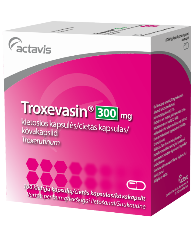 TROXEVASIN KÕVAKAPSEL 300MG N100