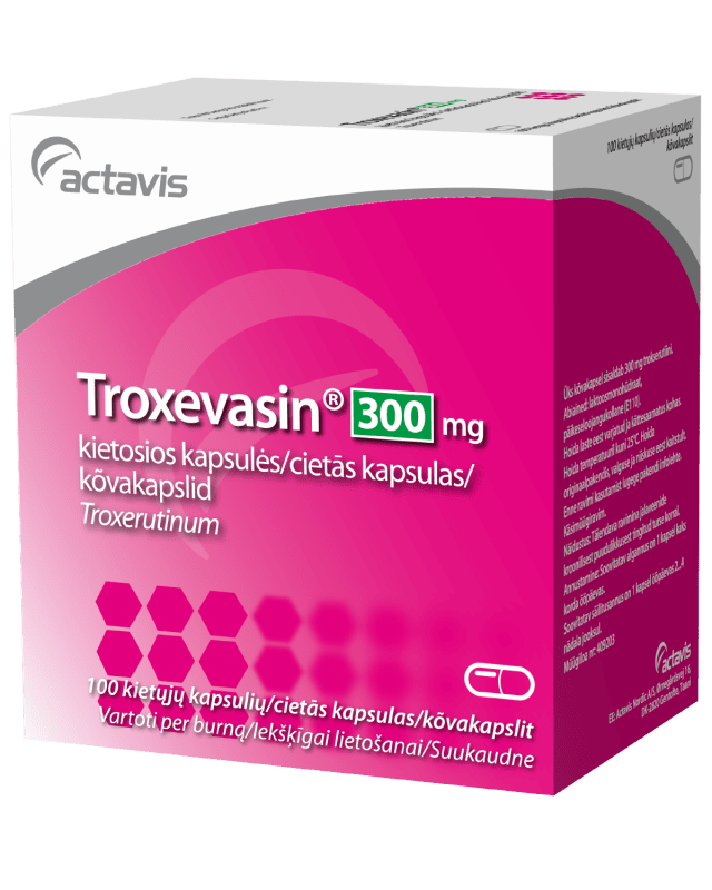 TROXEVASIN KÕVAKAPSEL 300MG N100