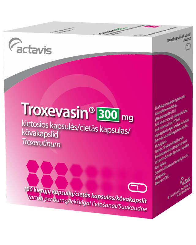 TROXEVASIN KÕVAKAPSEL 300MG N100