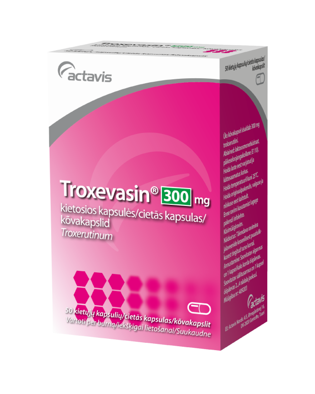 TROXEVASIN KÕVAKAPSEL 300MG N50