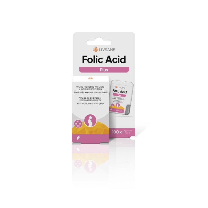 LIVSANE FOOLHAPE PLUS TBL 400MCG DOSAATORIGA N100