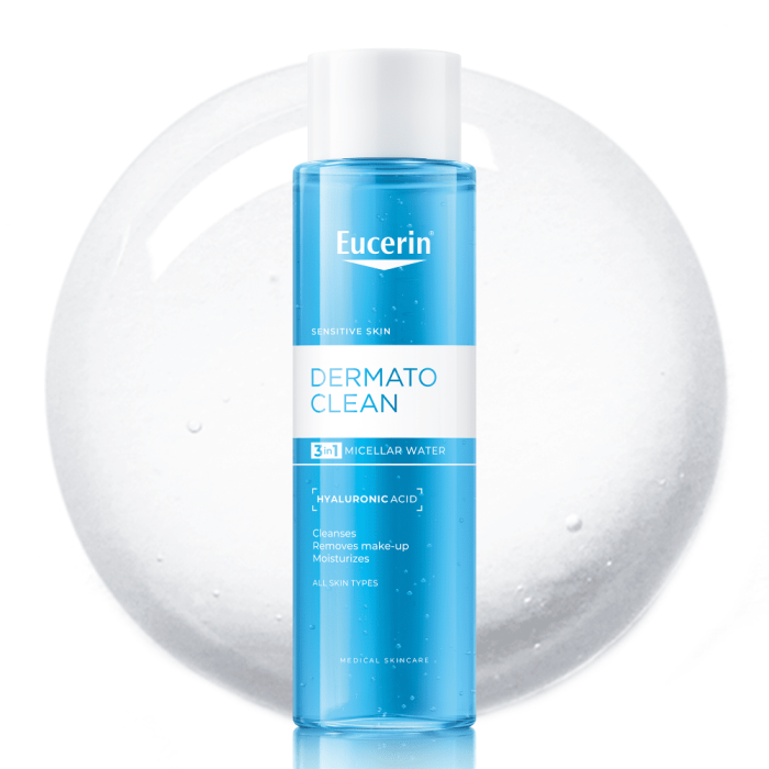 EUCERIN DERMATOCLEAN 3IN1 MITSELLAARVESI 400ML
